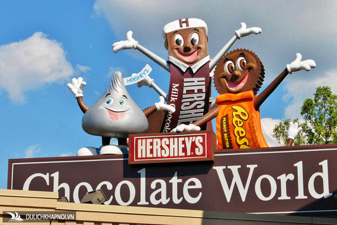 nhà máy kẹo, du lịch mỹ, đến mỹ thăm quan 10 nhà máy kẹo nổi tiếng thế giới