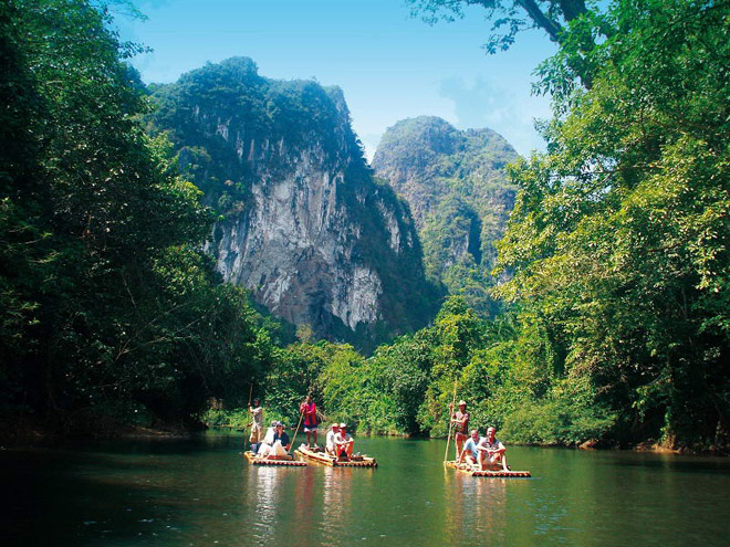 vườn quốc gia khao sok, huai kha khaeng, hồ cheow lan, động pra kay petch, động nam thalu, thác wing hin, amazon, vườn quốc gia khao sok