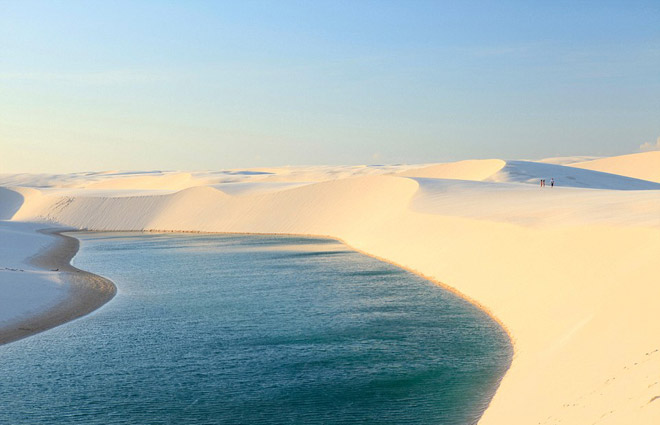 cồn cát, brazil, vườn quốc gia lençóis maranhenses, hồ nước trong xanh, hồ azul và bonita, khám phá, ảnh: cồn cát biến thành hồ nước đẹp mê hồn ở brazil