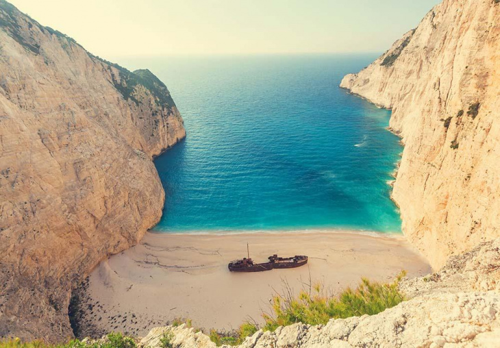 địa điểm du lịch, đảo zakynthos, khám phá, trải nghiệm, bãi biển đắm tàu đẹp nhất hy lạp, khung cảnh hoang sơ đẹp 'lịm tim'
