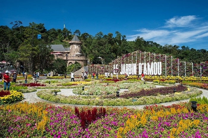 Đà Nẵng có một vườn hoa Le Jardin D'Amour tuyệt đẹp, bạn đã biết chưa?