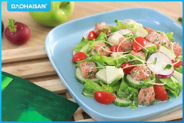 ẩm thực, món ngon, 5 cách làm salad cá hồi thanh đạm, giảm cân hiệu quả