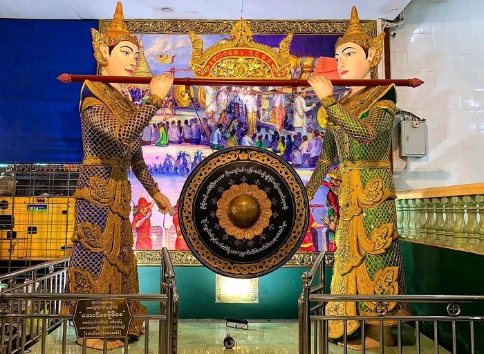 chùa chaukhtatgyi myanmar, khám phá, trải nghiệm, hành hương đến chùa chaukhtatgyi myanmar chiêm ngưỡng tượng phật nằm vĩ đại