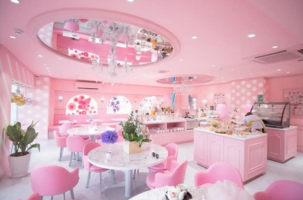 cà phê, quán cà phê, tổng hợp quán cà phê màu hồng siêu cute cho các pink girl ở sài gòn