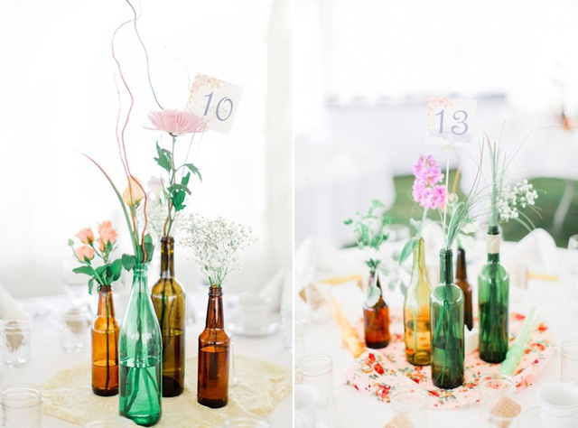 Hướng dẫn 2 cách cắm hoa để bàn ngày cưới đơn giản mà đẹp