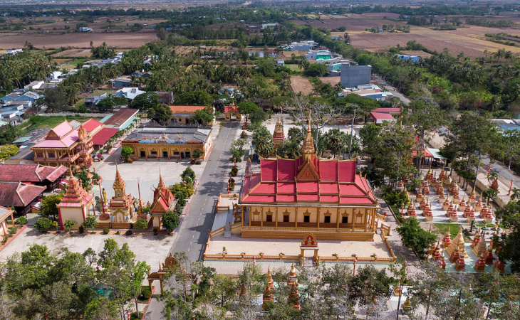công ty tnhh thương mại và du lịch zoom, khám phá, trải nghiệm, chùa xiêm cán - chùa khmer lớn nhất miền tây