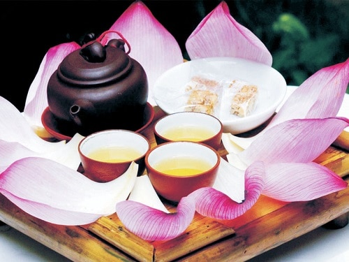 Trà sen Hồ Tây – Tinh hoa văn hóa trà của người Việt