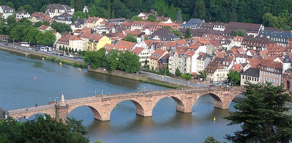 châu âu, khám phá, dạo chơi cầu alte brücke ở heidelberg thơ mộng