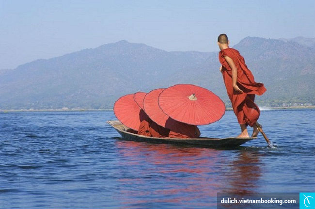 Khám phá vẻ đẹp thần tiên của hồ Inle ở Myanmar