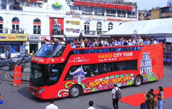 Xe buýt 2 tầng City tour Hà Nội