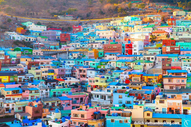 Khám phá ngôi làng nghệ thuật Gamcheon ở Hàn Quốc