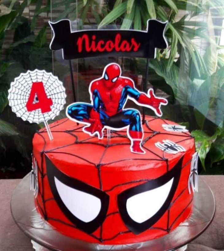 khám phá, trải nghiệm, bánh kem người nhện món quà cực đỉnh cho sinh nhật bé trai