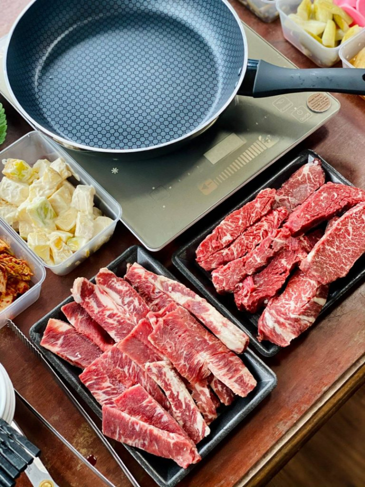 khám phá, trải nghiệm, cách nướng thịt bằng chảo chống dính cực đơn giản tại nhà cùng meat plus hồ tây
