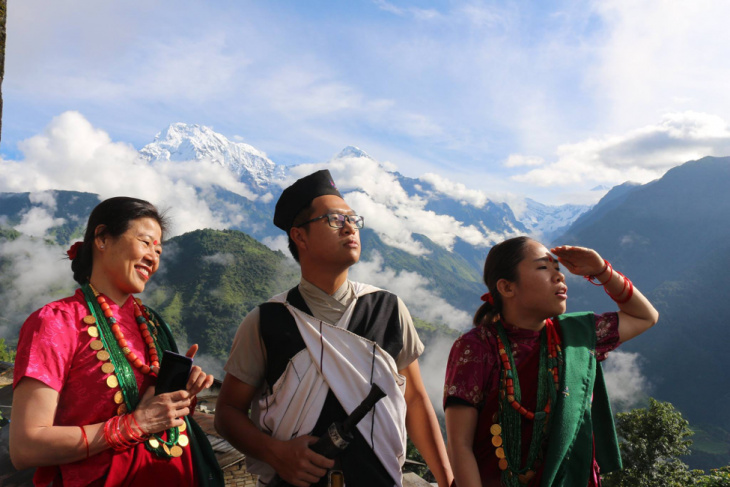 khám phá, trải nghiệm, nepal: nghẹt thở lưng chừng rặng tuyết sơn
