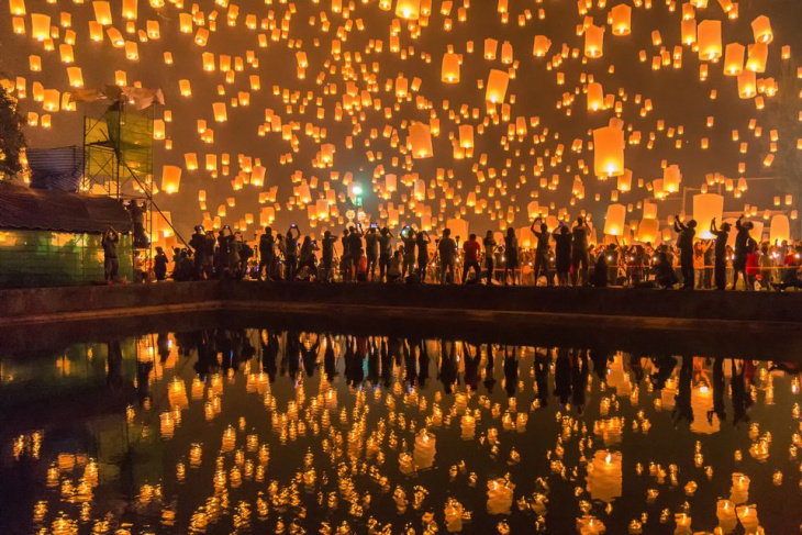 Du lịch tự túc Chiang Mai: Những kinh nghiệm cần “dắt túi” khi tham gia lễ thả đèn Yee Peng
