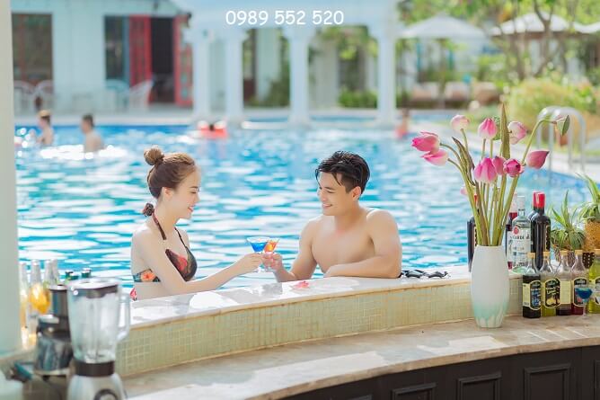 Giá phòng khu Phố Tây Vườn Vua Resort Phú Thọ và các tiện ích