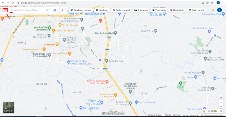 tạo địa điểm và xác minh bản đồ google map tại quảng ngãi