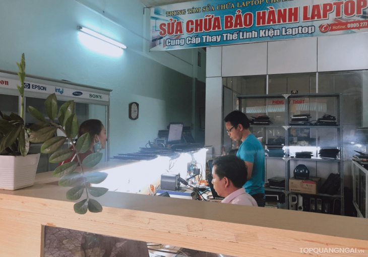 Top 3 trung tâm sửa chữa laptop, máy tính uy tín Quảng Ngãi