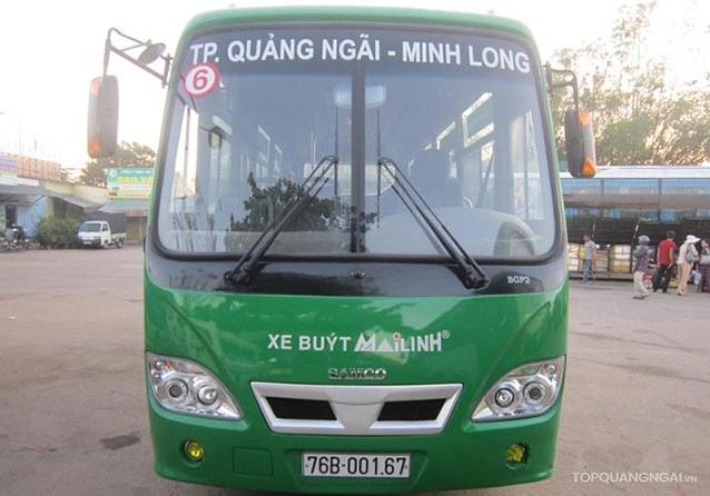 Lịch xe buýt Quảng Ngãi – Minh Long: Thông báo mới nhất 2022 từ xe buýt Mai Linh Quảng Ngãi
