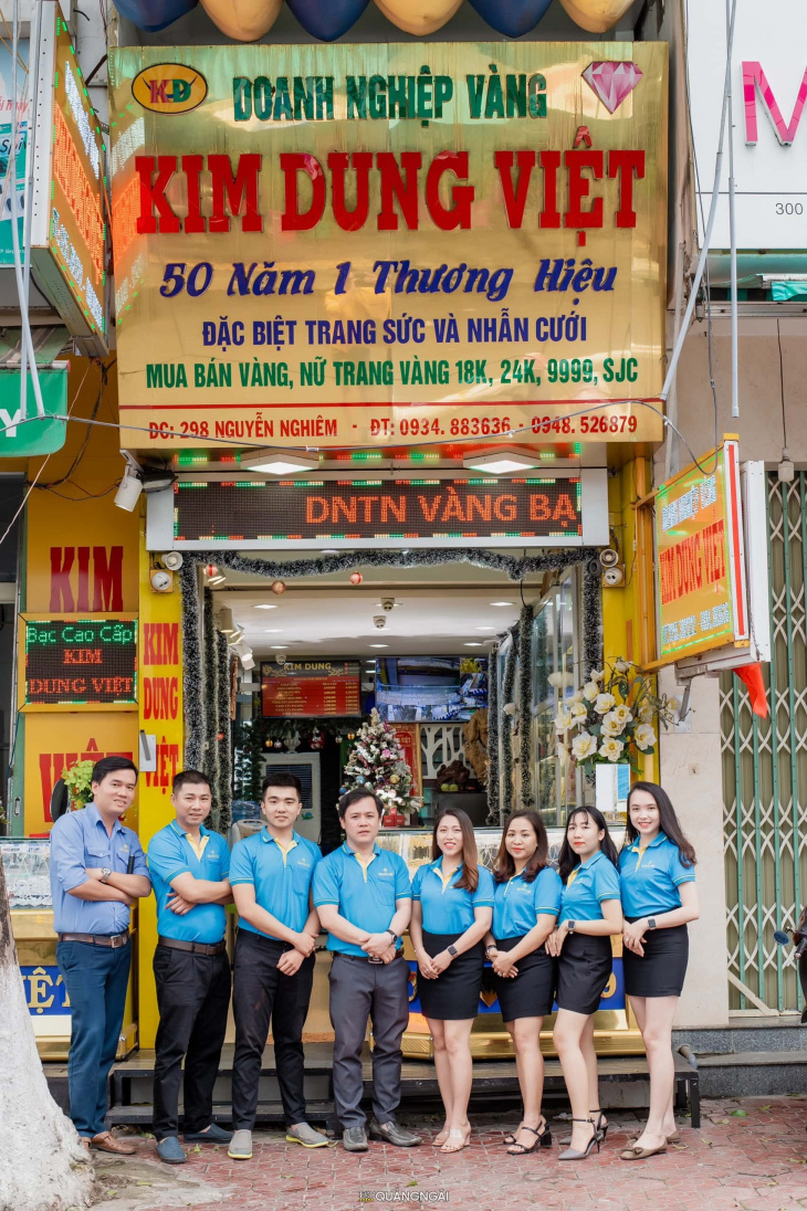 Kim Dung Việt – Tiệm vàng ở Quảng Ngãi uy tín hàng đầu