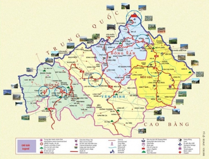 Bản đồ du lịch Hà Giang đầy đủ chi tiết nhất 2022