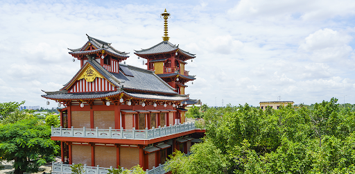 Tu Viện Khánh An là ngôi chùa ở quận 12 chụp hình sống ảo cực đẹp