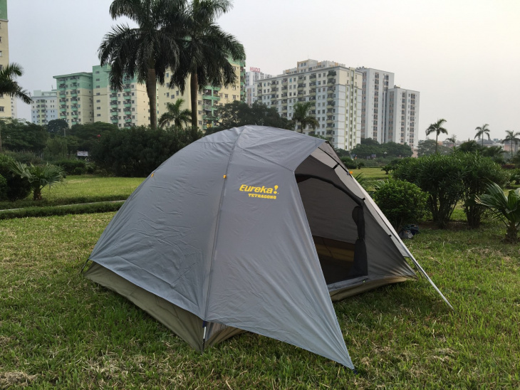 khám phá, kỹ năng, trải nghiệm, review lều cắm trại eureka tetragon 8