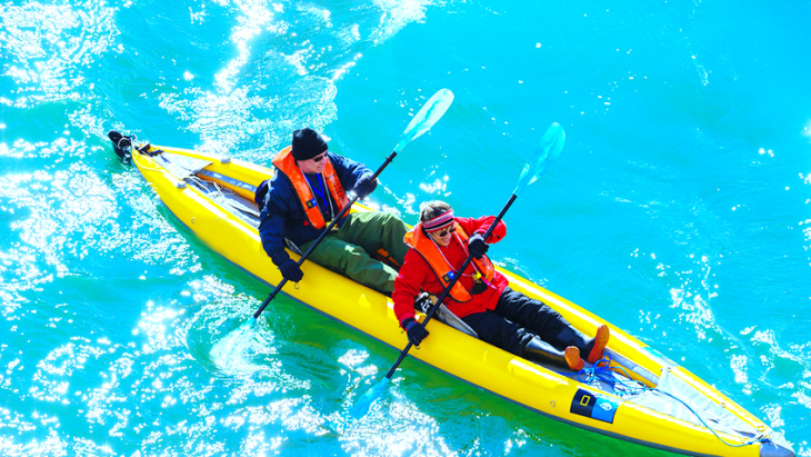 khám phá, kỹ năng, trải nghiệm, chuẩn bị sẵn sàng trước chuyến chèo kayak bơm hơi