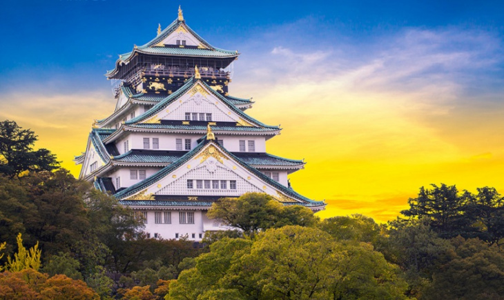 Lâu đài Osaka - điểm tham quan không thể bỏ lỡ khi đến xứ sở Phù tang