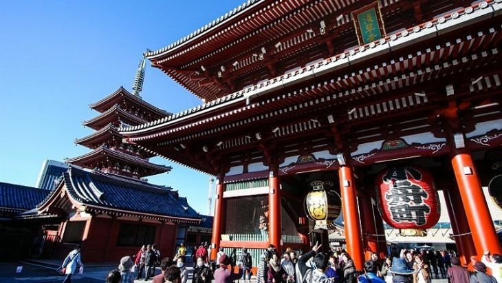 khám phá, chiêm ngưỡng chùa asakusa cổ nhất tokyo