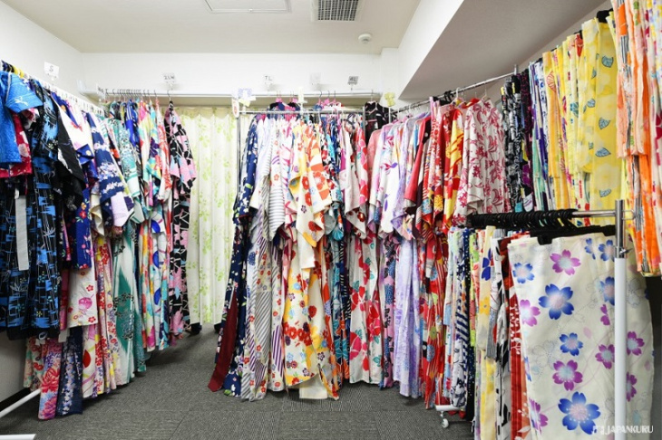 Top cửa hàng cho thuê Kimono và Jukata ở Nhật Bản