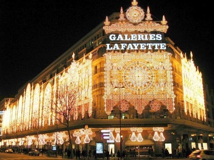 khám phá, lạc lối ở trung tâm thương mại lafayetee nổi tiếng nhất paris