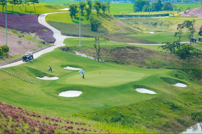 khám phá sân golf yên dũng – điểm đến lý tưởng dành cho những golfer ưa thử thách