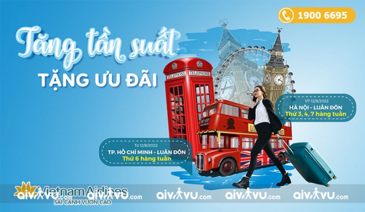 Cùng Vietnam Airlines du lịch London xinh đẹp