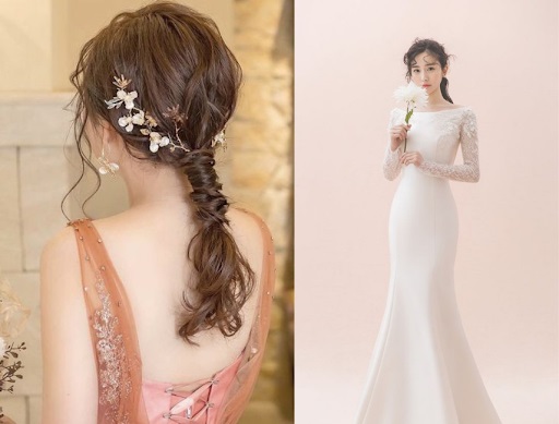 chăm sóc tóc, làm đẹp, cập nhật 15 kiểu tóc cô dâu 2022 đẹp lộng lẫy trong ngày cưới