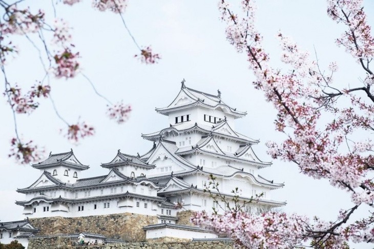 Chiêm ngưỡng vẻ đẹp cổ kính của lâu đài Hạc Trắng Himeji
