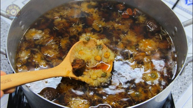 ẩm thực, cách nấu nước sâm nhãn nhục giải mát trong mùa dịch