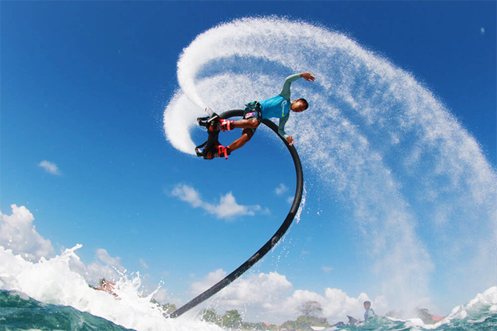 điểm vui chơi nha trang, flyboard nha trang: trải nghiệm “bay” trên nước siêu ấn tượng
