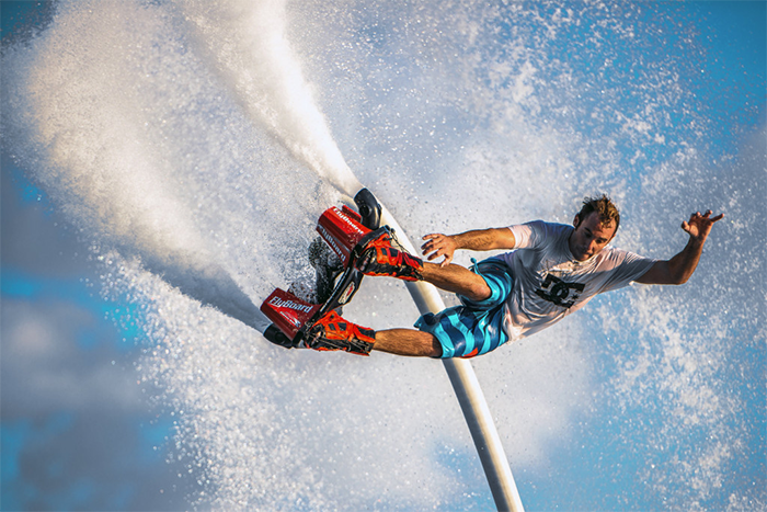 điểm vui chơi nha trang, flyboard nha trang: trải nghiệm “bay” trên nước siêu ấn tượng