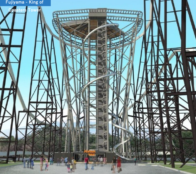 Ảnh minh hoạ trò chơi mới của Công viên giải trí Fuji-Q Highland khiến khách quan “hết hồn”