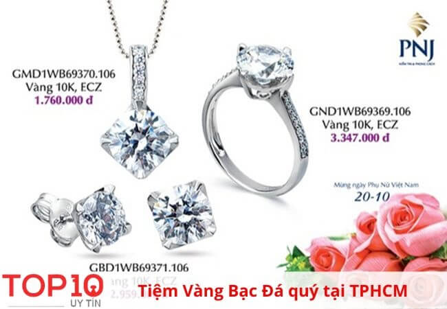 top 15 tiệm vàng bạc đá quý uy tín nhất tphcm