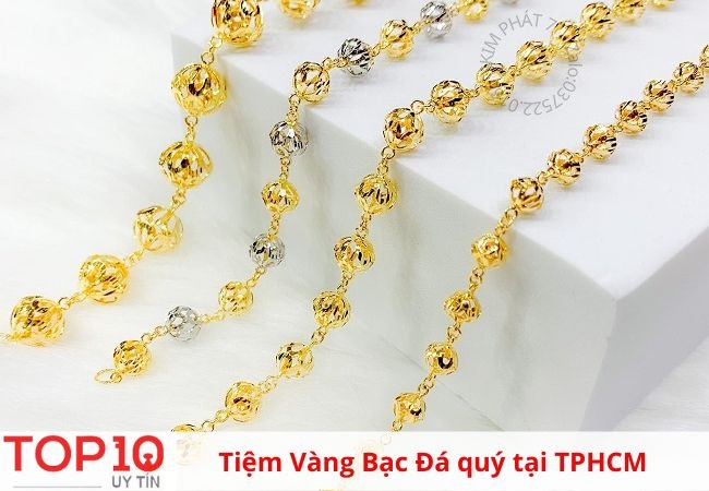 top 15 tiệm vàng bạc đá quý uy tín nhất tphcm