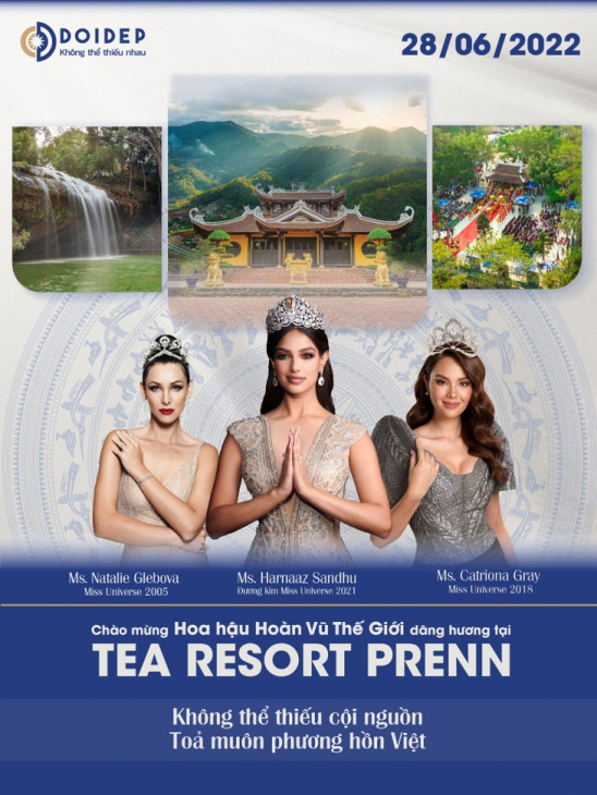 tea resort prenn, cẩm nang, đà lạt, hoa hậu hoàn vũ thế giới sẽ hội tụ tại tea resort prenn