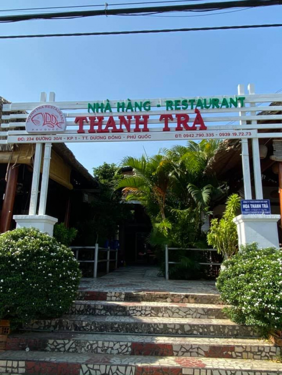 Nhà hàng Thanh Trà Phú Quốc: Điểm dừng chân dành cho khách đoàn