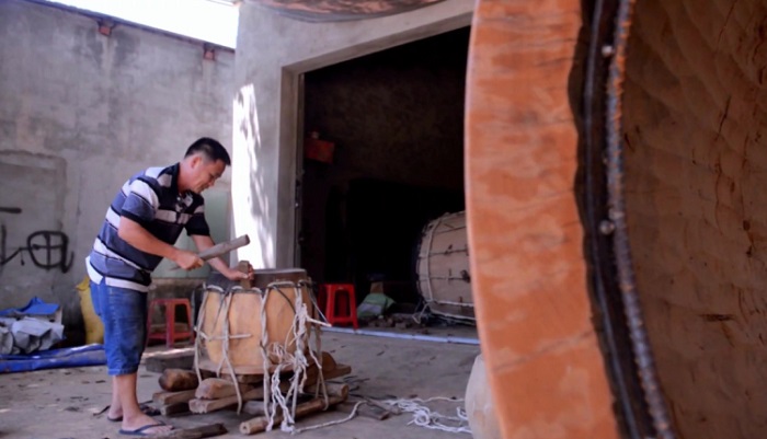 điểm du lịch hội an, đến thăm làng trống lâm yên - di sản nghề trống tinh túy của quảng nam