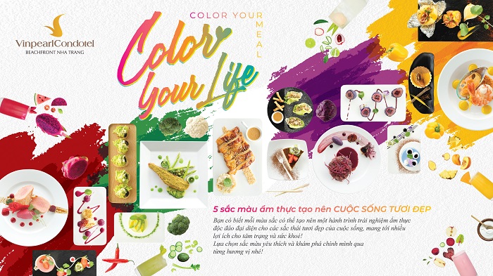 Khám phá cuộc sống đa diện với Color your meal – Color your life tại Vinpearl Condotel Beachfront Nha Trang