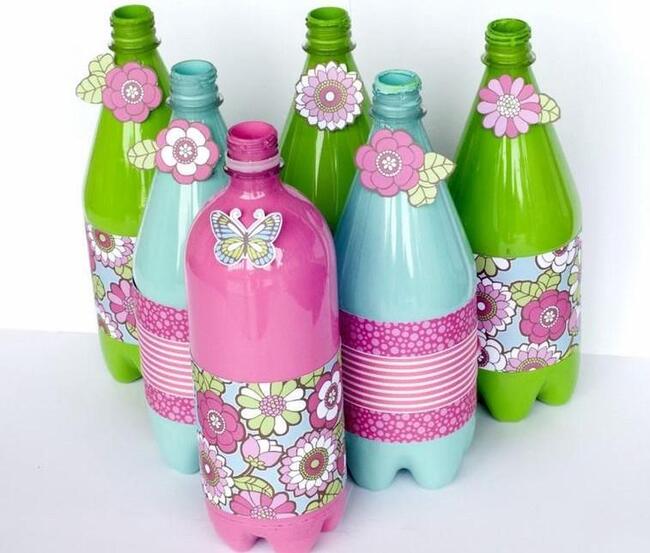 khám phá, trải nghiệm, 5 ý tưởng sáng tạo tái chế chai nhựa thành chậu hoa handmade siêu đẹp