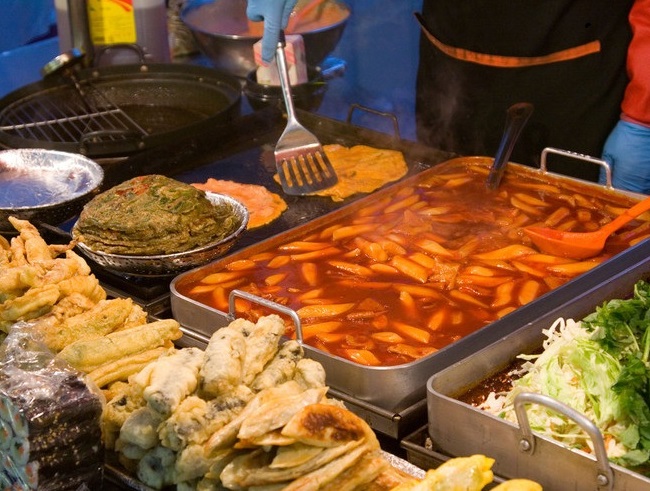 du lịch hàn quốc, ẩm thực hàn quốc, những địa điểm ăn uống ngon bổ rẻ ở seoul hàn quốc