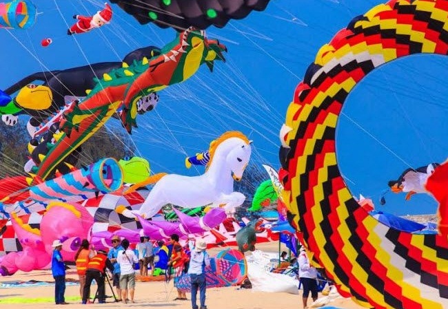 du lịch thái lan 2018, lễ hội thả diều kite fesival hấp dẫn ở thái lan