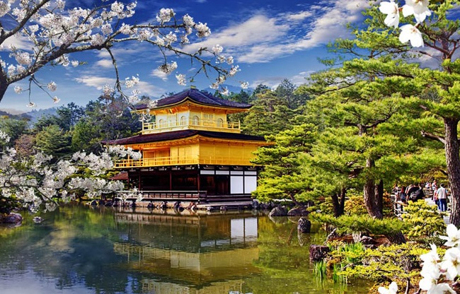 du lịch nhật bản, thắng cảnh nhật bản, chùa vàng kinkakuji – ngôi chùa ấn tượng nhất nhật bản